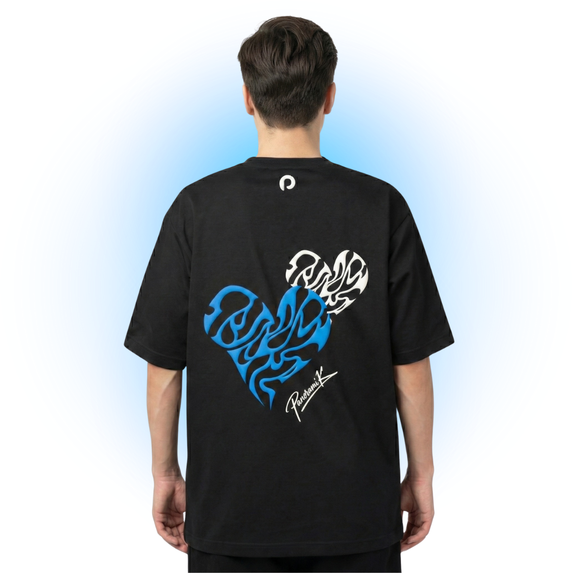 T-Shirt Panorami-k Unisexe Bleu - Panorami-k