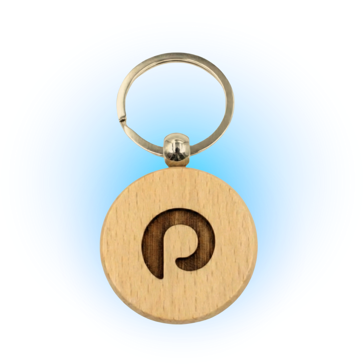Porte-clés Rond en Bois - Panorami-k